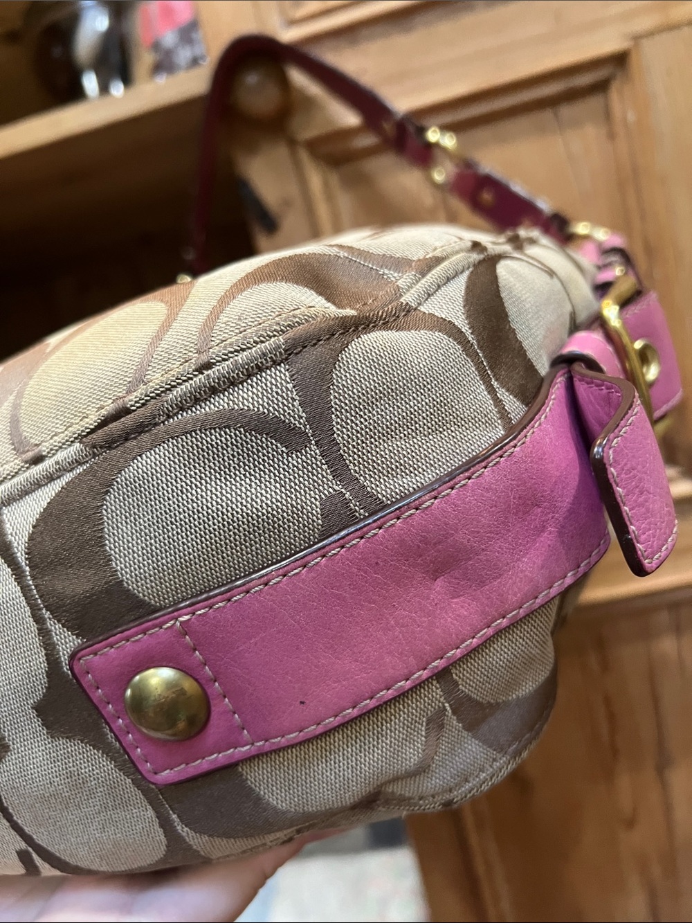 Coach 12674 Signature Zoe XL Hobo Bag - Picture 5 of 15